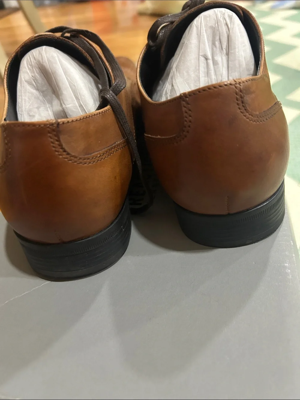 Kenneth Cole Reaction Brown Dress Shoes-10.5
